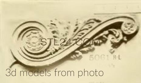 Кронштейны (CORBEL_1092 -  | 3D model 3DSMAX / OBJ / STL) 3D модель для ЧПУ станка